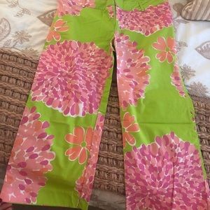 Vintage print Lilly capris